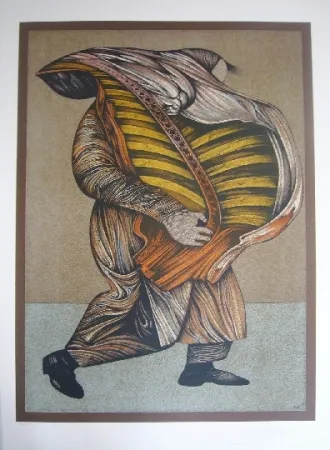 リトグラフ Chemiakin - Ventre de Paris 7