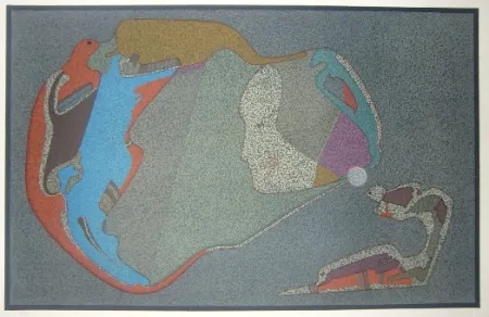 リトグラフ Chemiakin - Visage monde