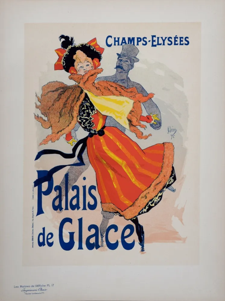 リトグラフ Cheret - Les Palais de Glace, Les Maitres de L’Affiche