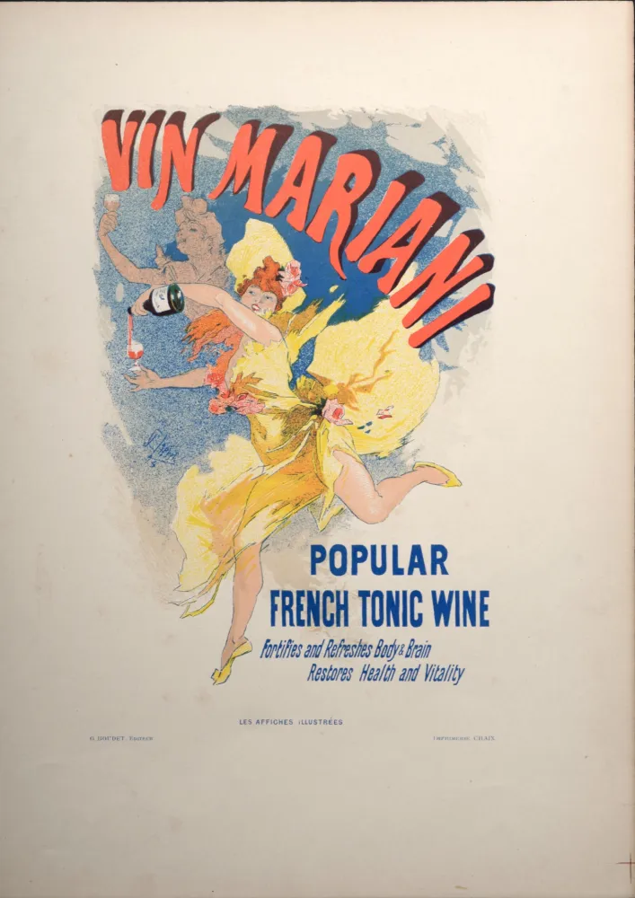 リトグラフ Cheret - Vin Mariani, 1896