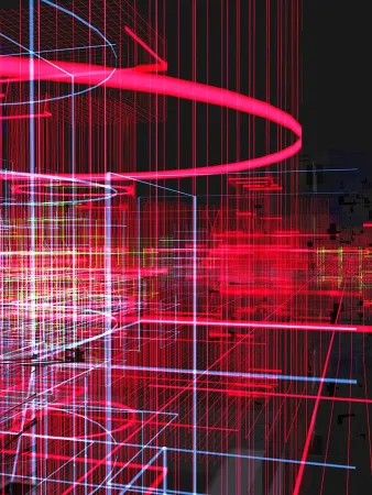 多数の Chevalier - Meta cités filaire rouge