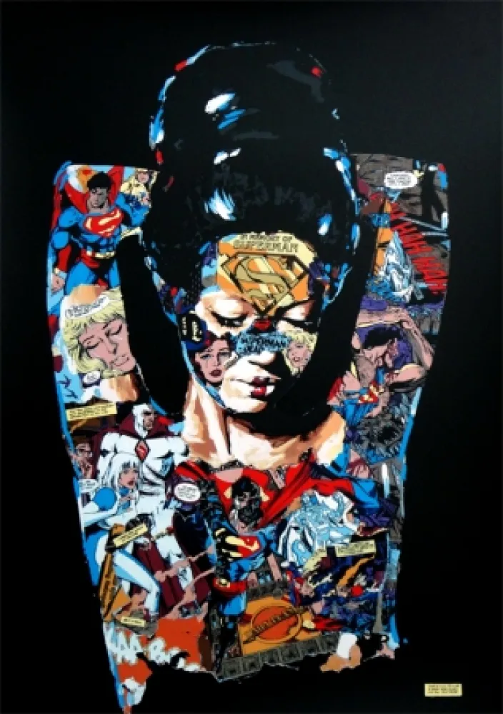 シルクスクリーン Chevrier - La cage qui a donné sa vie à l'humanité (PP)