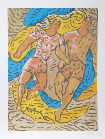 リトグラフ Chia - Athletes