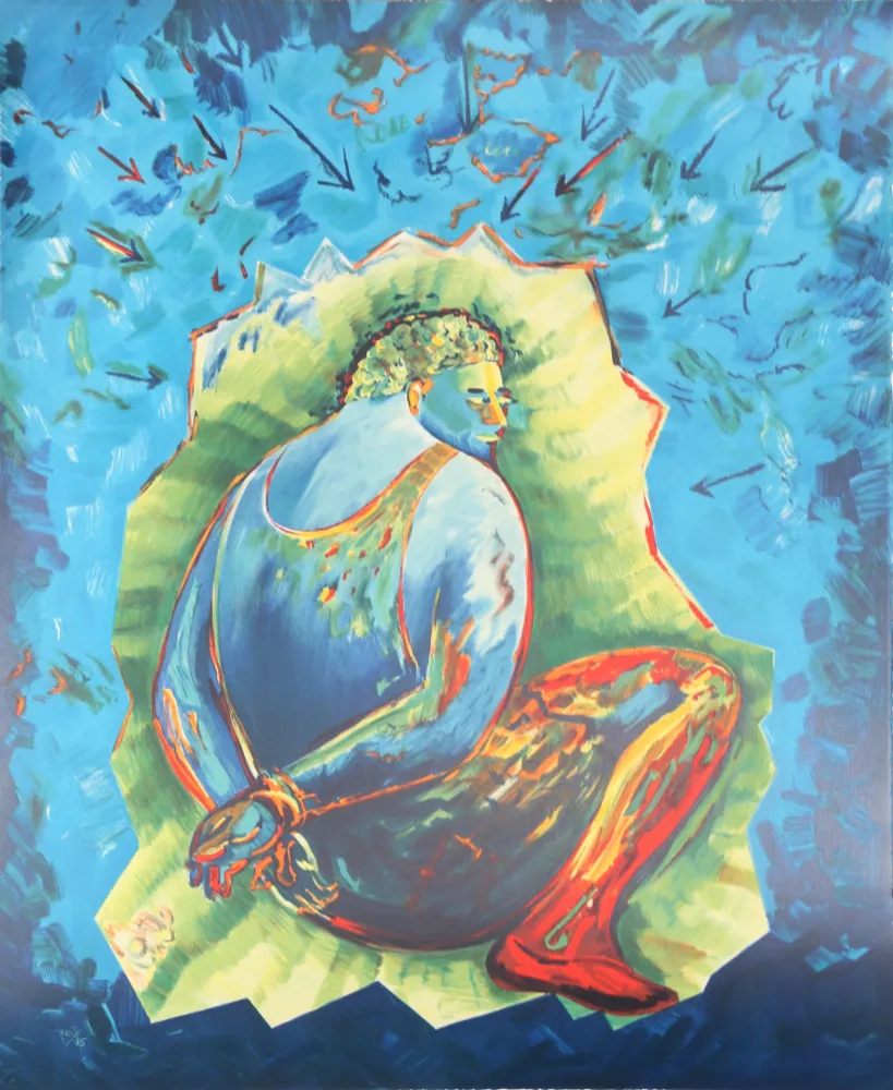 リトグラフ Chia - Bound Man