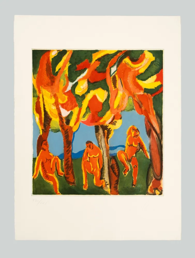 エッチングと　アクチアント Chia - Figure nel bosco