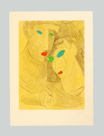 エッチングと　アクチアント Chia - Improvvisazioni su Leonardo (D)