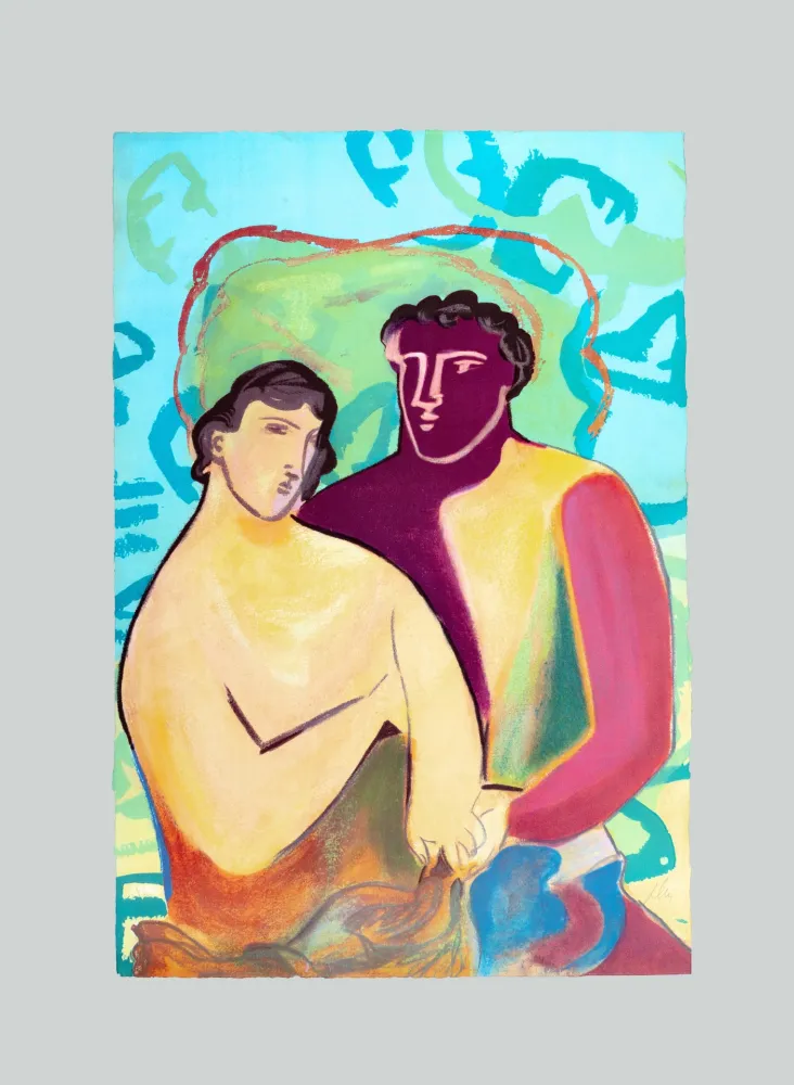 シルクスクリーン Chia - Noi due