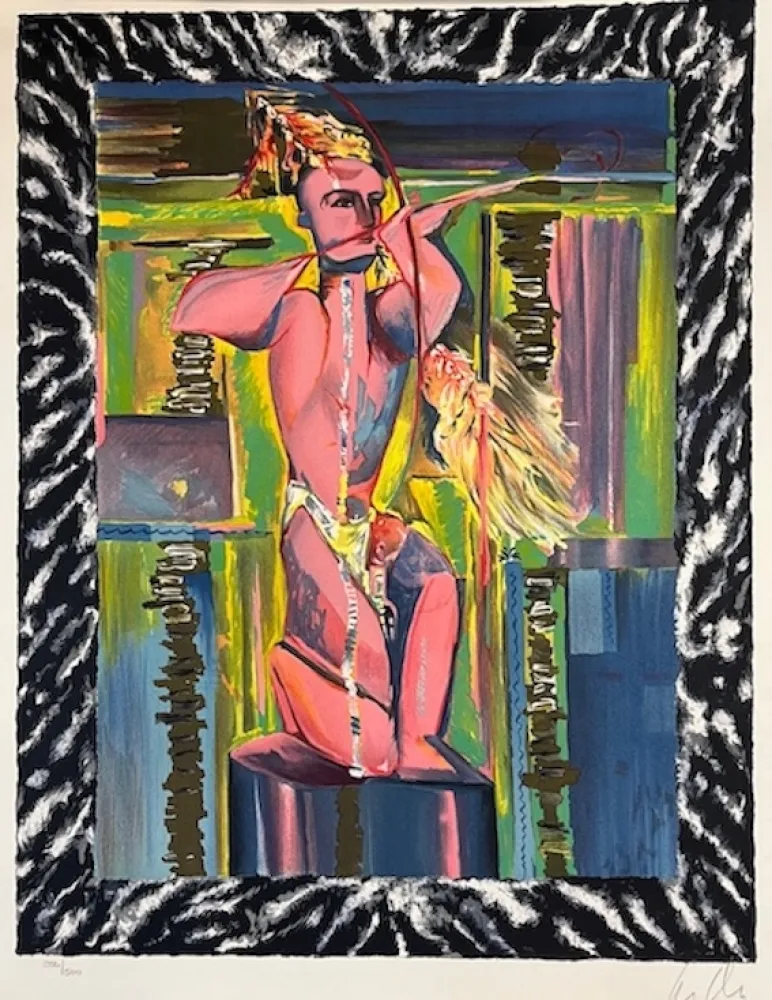 リトグラフ Chia - Sin titulo ( la arquera )