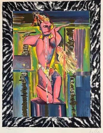 リトグラフ Chia - Sin titulo ( la arquera )