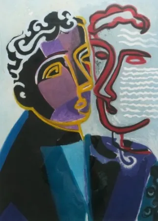 リトグラフ Chia - Untitled