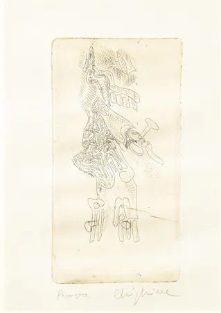 エッチング Chighine - Cristo