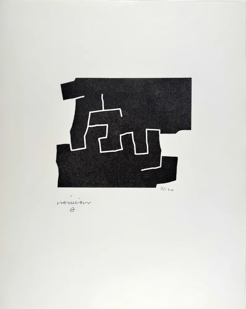 木版 Chillida - 10e anniversaire Fondation Maeght 