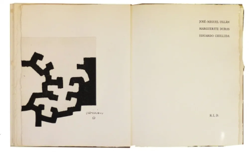 挿絵入り本 Chillida - Adoracion
