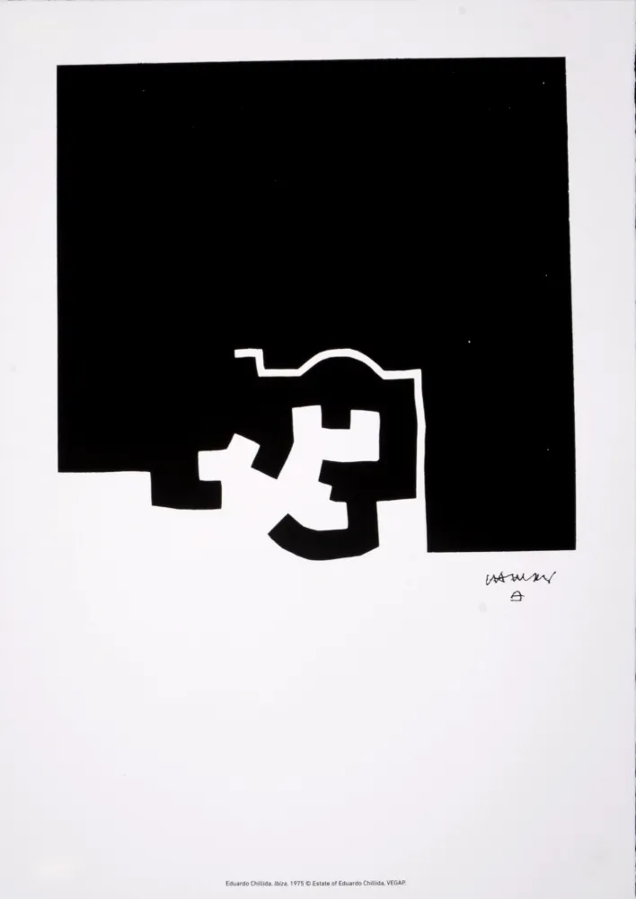 シルクスクリーン Chillida - (After) Ibiza, 1975