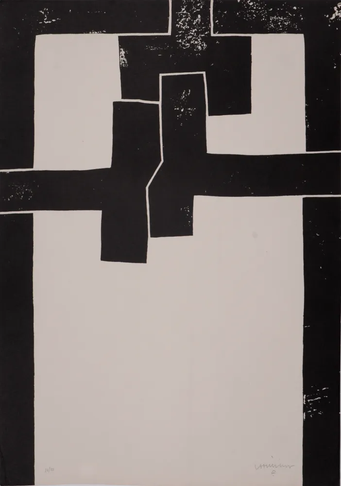 リトグラフ Chillida - Barcelona I, 1971 - Hand-signed!