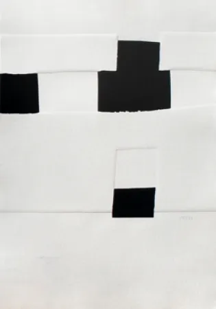 シルクスクリーン Chillida - Composition pour les JO