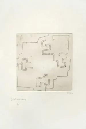 彫版 Chillida - Enda IV. (Raza)