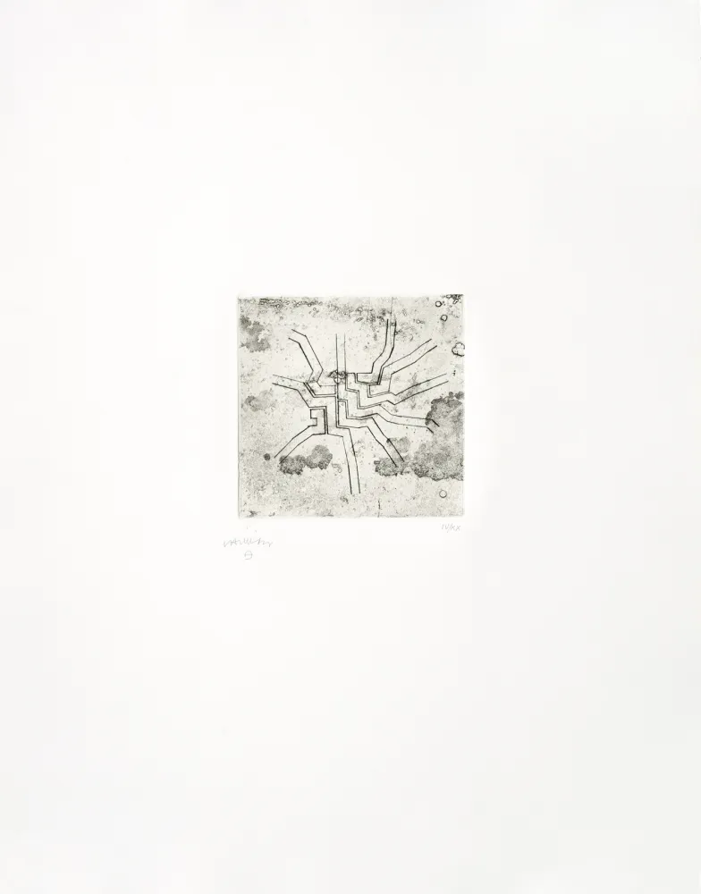 彫版 Chillida - Enda VI 