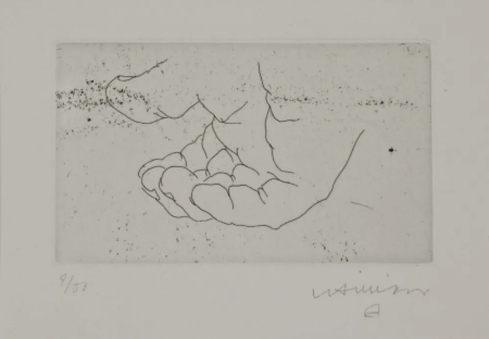 彫版 Chillida - Esku XI