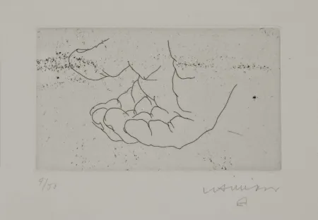 彫版 Chillida - Esku XI