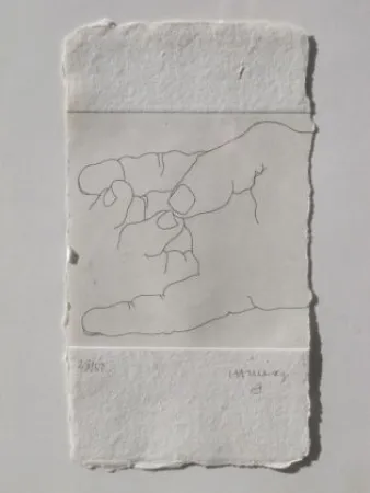 エッチング Chillida - ESKU XXVII