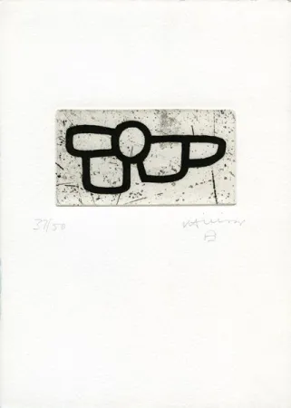 エッチング Chillida - Homenaje a Arnold Rudlinger