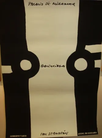 掲示 Chillida - Homenaje a cristobal Balenciaga