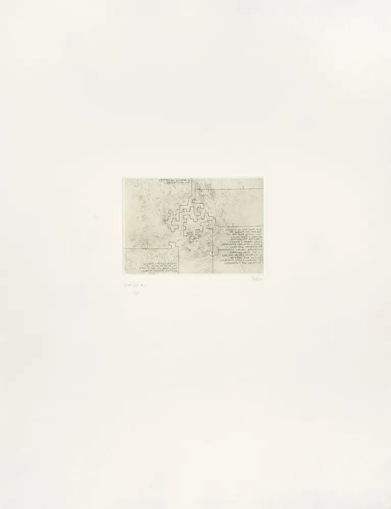 彫版 Chillida - Hommage à Rosalia de Castro 