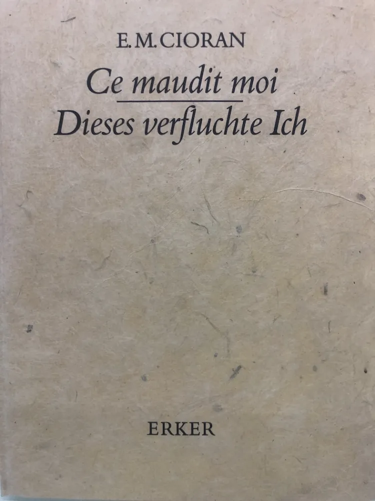 エッチング Chillida - Libro Cioran 