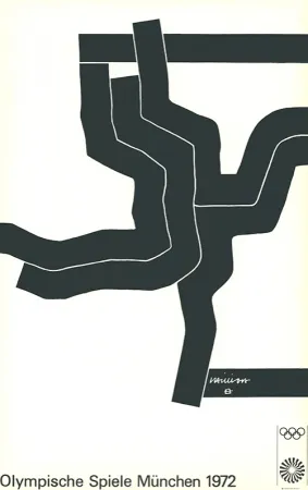 リトグラフ Chillida - Olympische Spiele München 1972