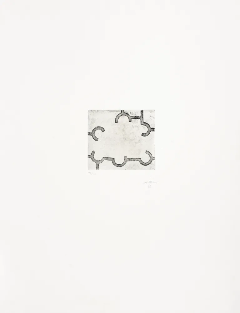 彫版 Chillida - Ozendu 