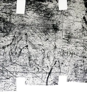 彫版 Chillida - Une helene de vent ou fumee I