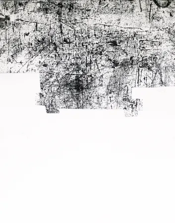 エッチングと　アクチアント Chillida - Une helene de vent ou fumee III