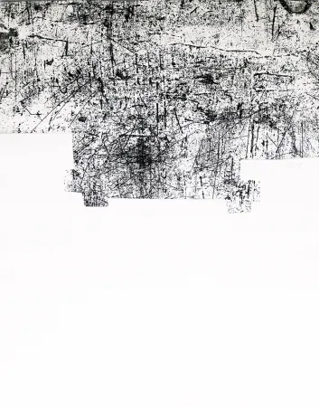 彫版 Chillida - Une helene de vent ou fumee III