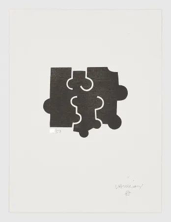 彫版 Chillida - Untitled