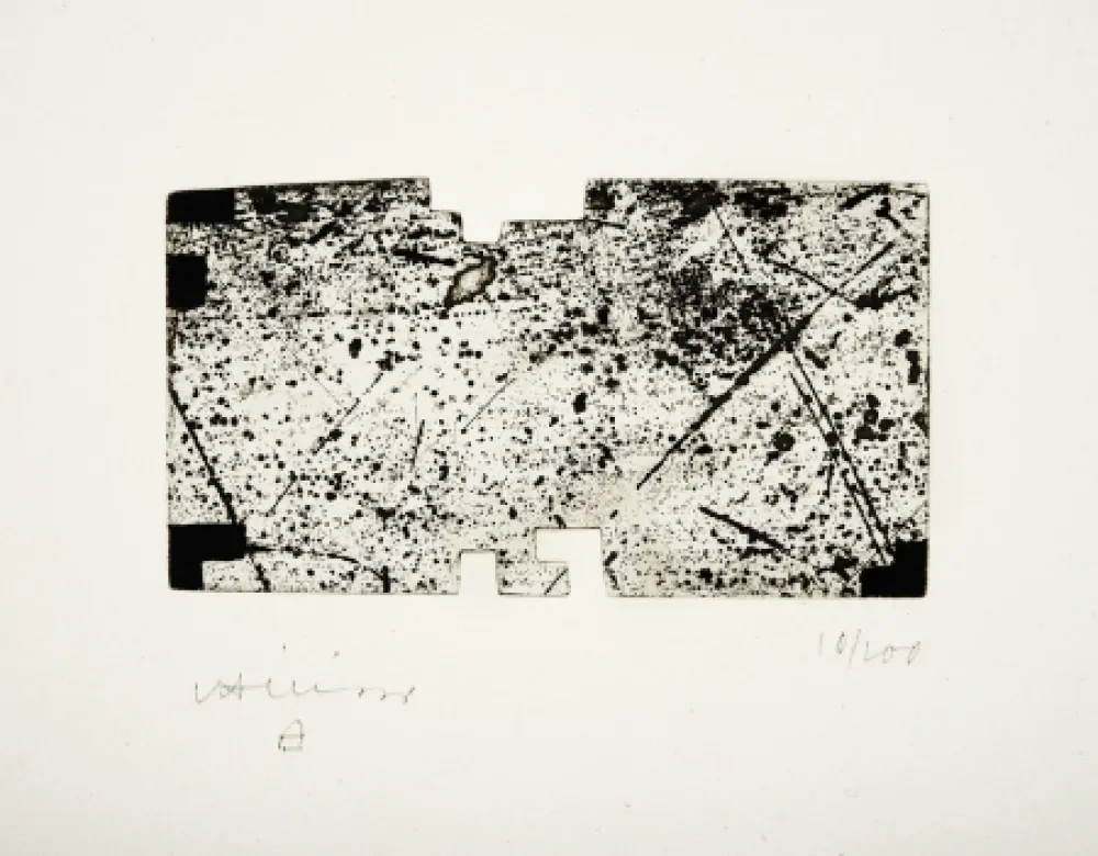 エッチング Chillida - Untitled