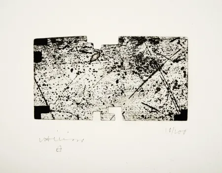 エッチング Chillida - Untitled