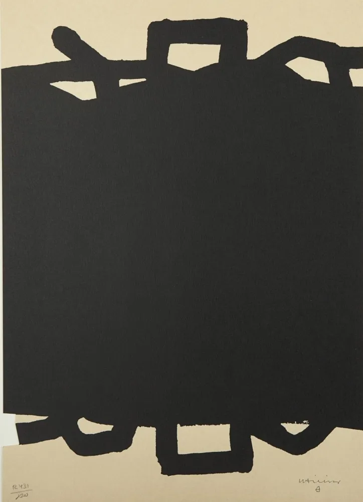 リトグラフ Chillida - Untitled, ca.