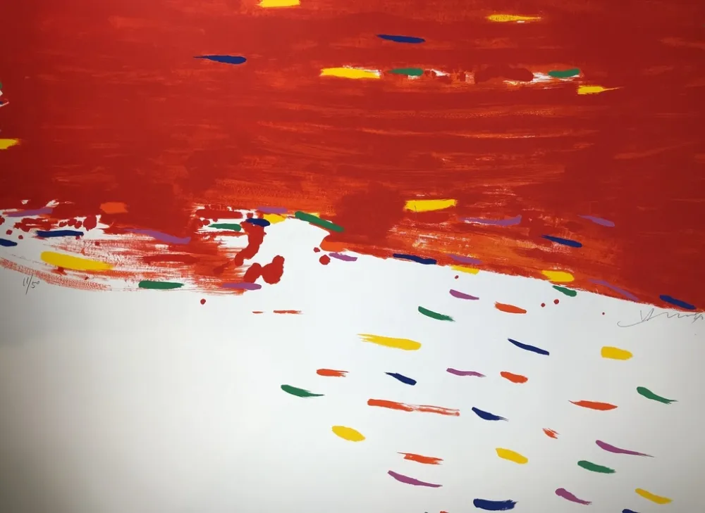 シルクスクリーン Chin - Untiled