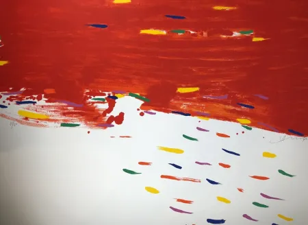 シルクスクリーン Chin - Untiled