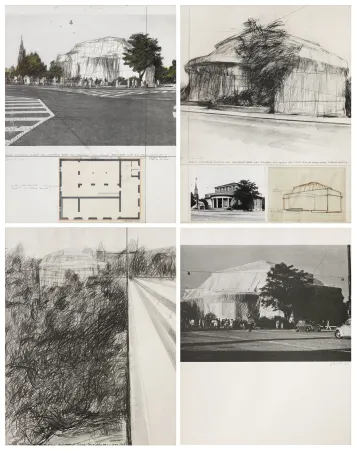 多数の Christo - Kunsthalle Bern