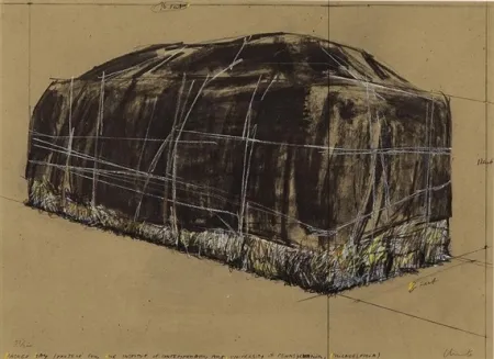 シルクスクリーン Christo -  PACKED HAY