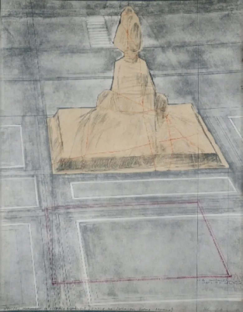 多数の Christo - PIAZZA DEL DUOMO MILAN