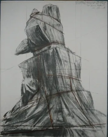 リトグラフ Christo - PIAZZA DEL DUOMO MILAN