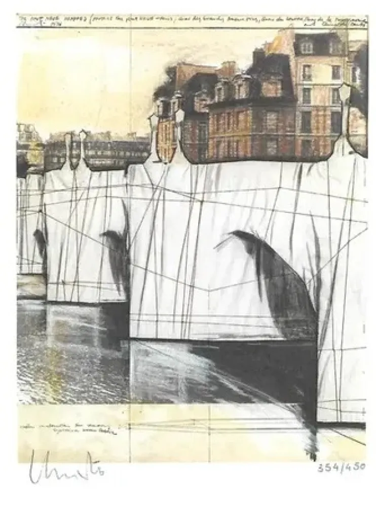 オフセット Christo - PONT NEUF 