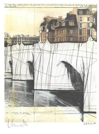 オフセット Christo - PONT NEUF 