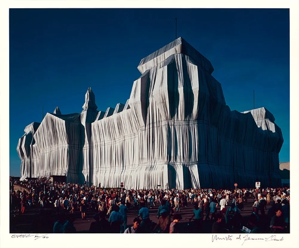 写真 Christo - Reichstag Mappe I, 16 Uhr