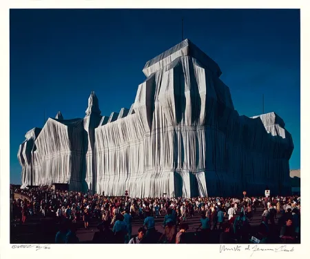 写真 Christo - Reichstag Mappe I, 16 Uhr