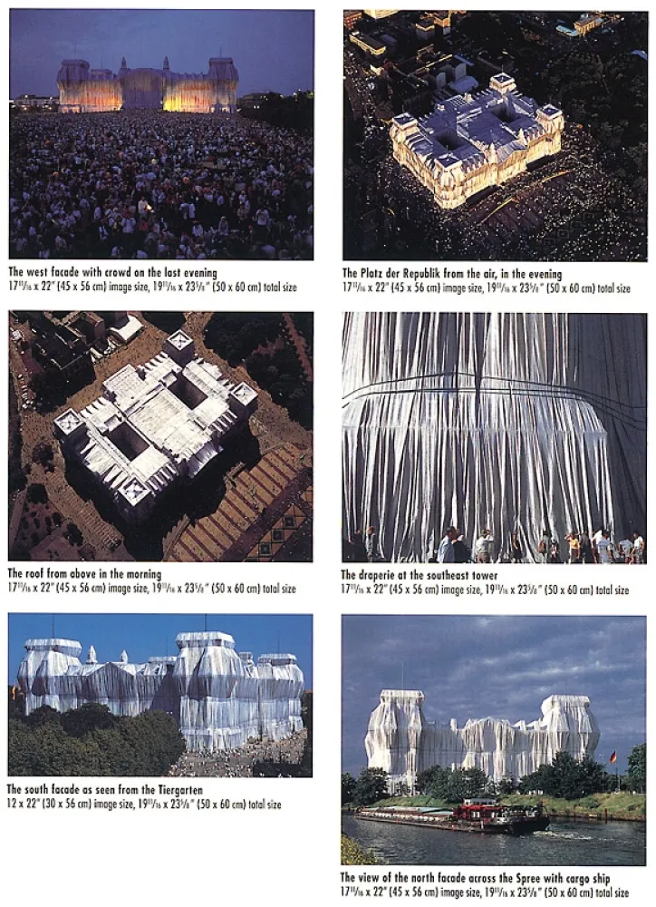 写真 Christo - Reichstag Mappe II, 6 Blatt