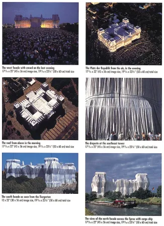 写真 Christo - Reichstag Mappe II, 6 Blatt